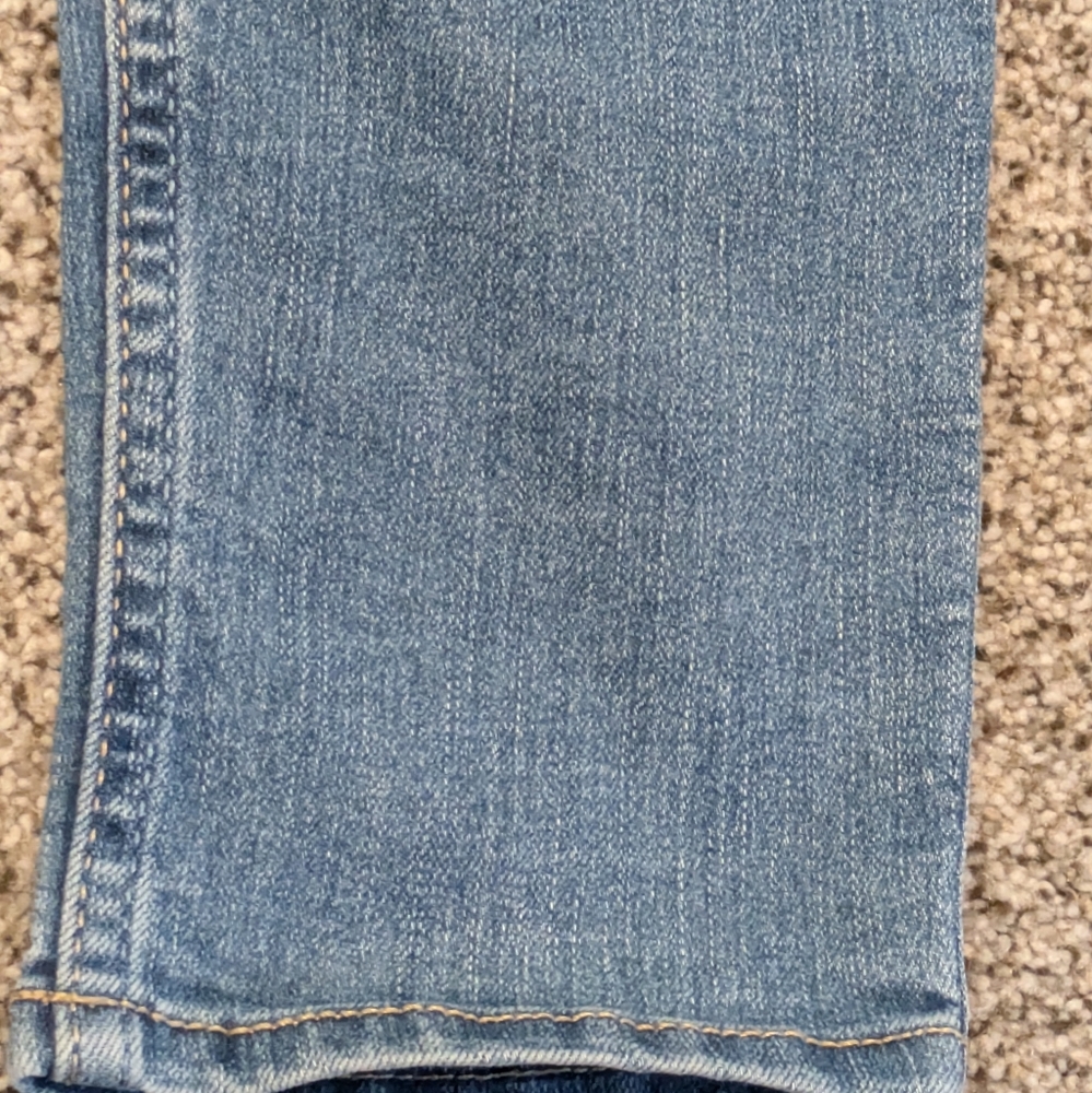 Women's Hollister Sz 7R Denim Blue Jeans 28x31 High Rise Distressed Skinny Pants - Picture 12 of 16